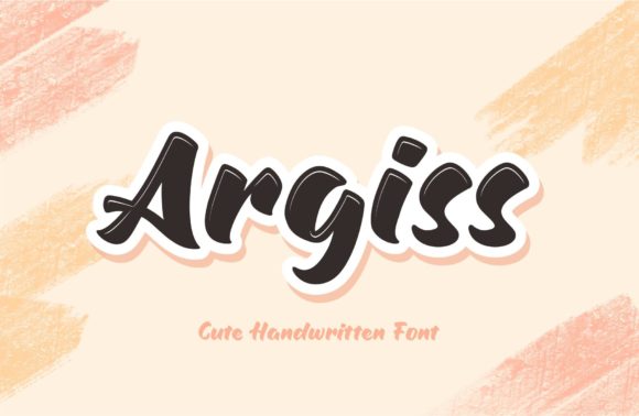 Argiss: The Modern Display Font for Handmade Brands