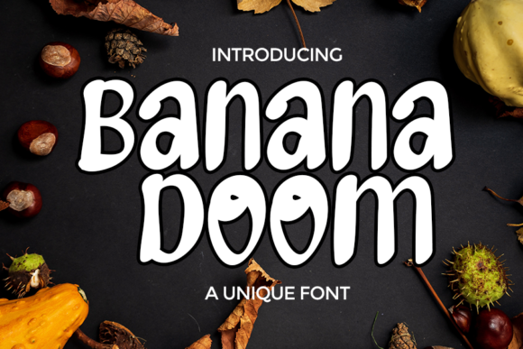 Banana Doom: A Trendy Display Font for Modern Business Branding