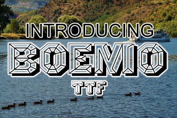 Boemo: A Geometric Display Typeface for Modern Web Design