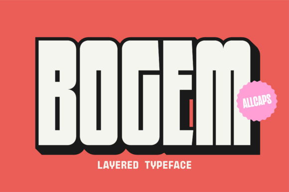 Bogem: A Bold Display Typeface for Modern Editorial Design