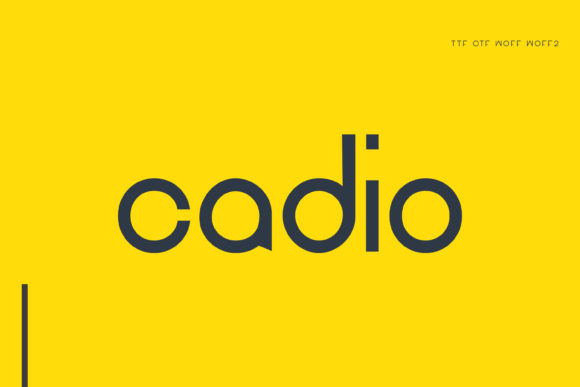 Cadio: The Modern Display Font for Handmade Creators