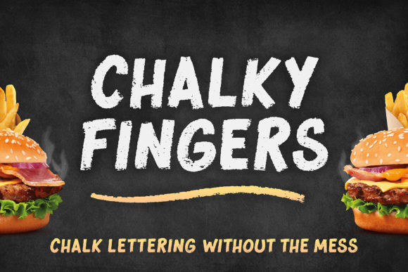 Chalky Fingers: The Bold Display Typeface for Modern Editorial Design