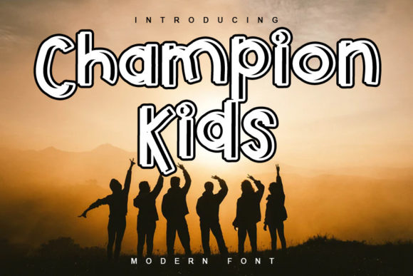 Champion Kids: A Playful Display Typeface for Modern Web Projects