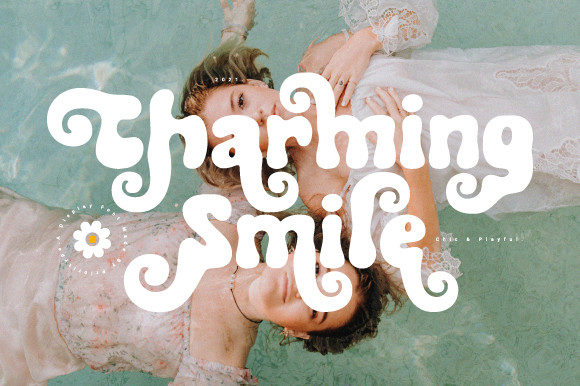 Charming Smile: A Vintage Display Font for Engaging Editorial Design