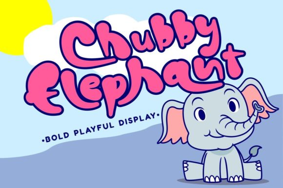 Chubby Elephant: The Playful Display Font for Editorial Design