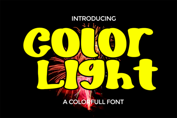 Color Light: The Trendy Display Font for Handmade Creators