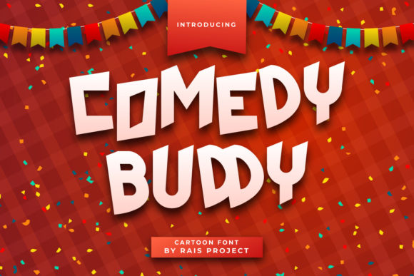 Comedy Buddy: A Unique Display Font for Bold Branding