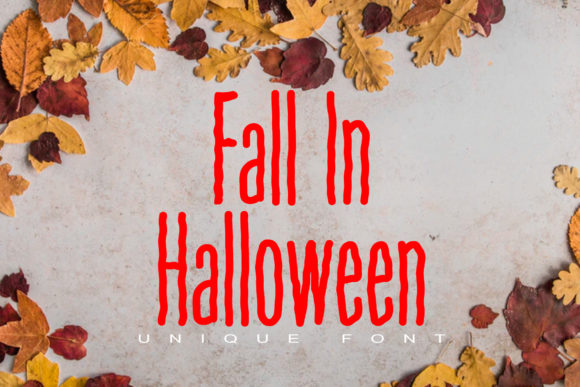 Fall in Halloween: The Perfect Display Font for Seasonal Branding
