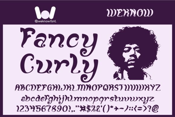 Fancy Curly: A Chic Display Typeface for Creative Makers