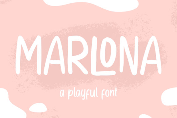 Marlona: A Paint Brushed Display Font for Digital Branding