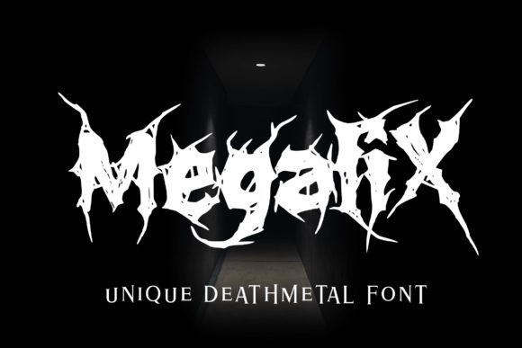 Megallix: The Ultimate Horror Display Font for Crafters