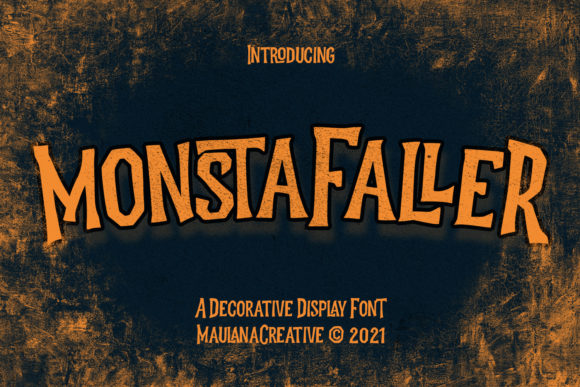 Monstafaller: The Bold Display Font for Memorable Branding
