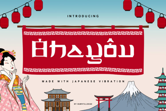 Ohayôu: The Japanese-Style Display Font for Handmade Crafts