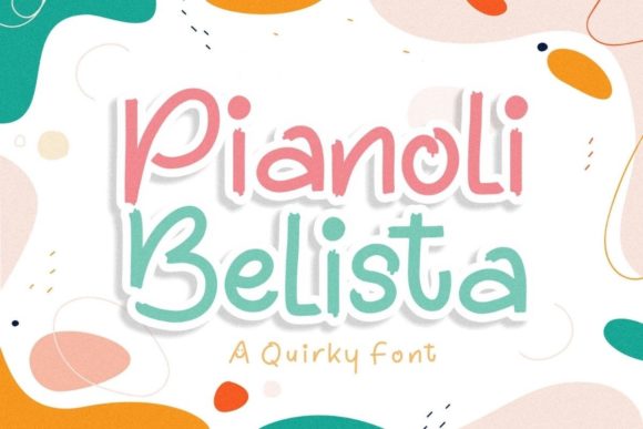 Pianoli Belista: The Quirky Display Font for Creative Product Makers