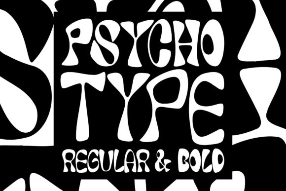 Psychotype: A Psychedelic Display Typeface for Bold Editorial Design