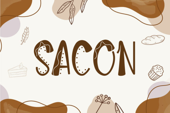Sacon: The Playful Display Font for Standout Web Design