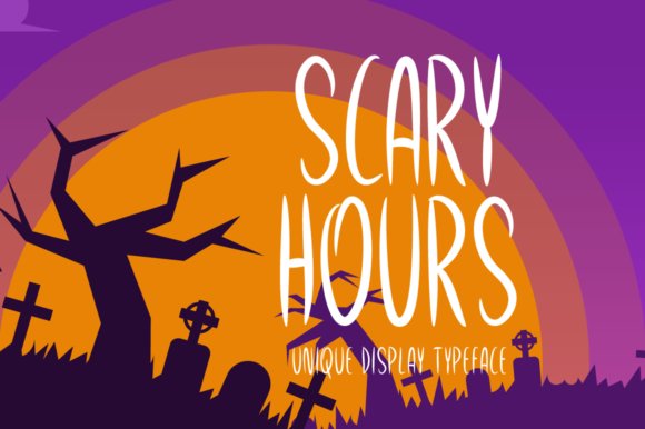 Scary Hours: The Spooky Display Font for Bold Branding