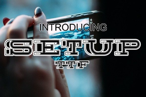 Setup: The Ultimate Display Font for Bold Designs