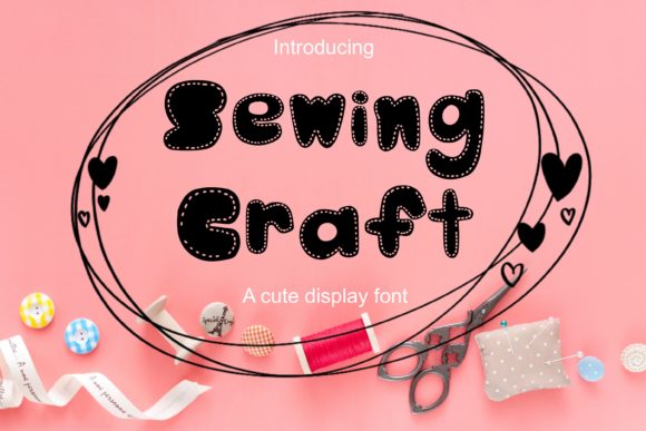 Sewing Craft: A Minimal Display Font for Modern Web Design