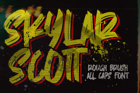 Skylarr Scott: The Brushed Display Font for Bold Branding