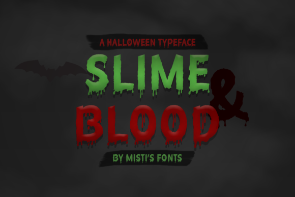 Slime and Blood: The Spooky Display Typeface for Editorial Design