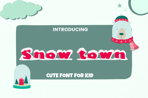 Snow Town: The Perfect Holiday Display Font for Makers