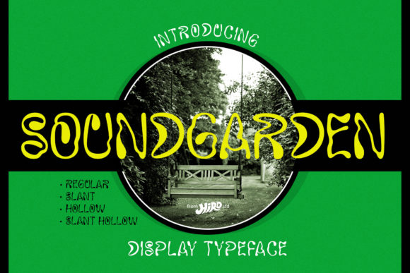 Soundgarden Typeface: A Stylish Display Font for Modern Brands