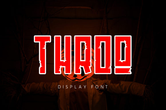 Throq: A Bold Display Font for Scary Digital Experiences