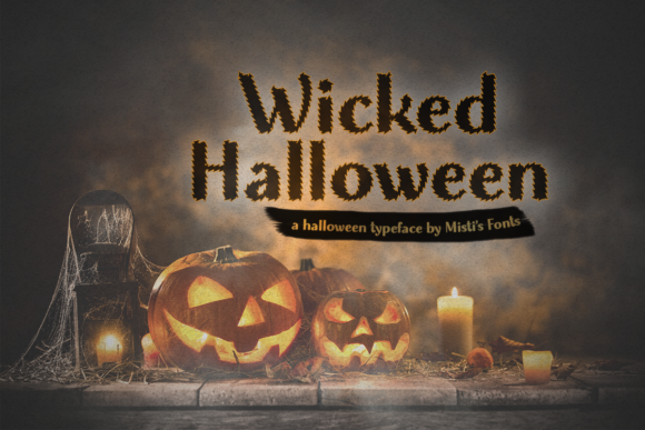 Wicked Halloween: A Bold Display Font for Spooky Editorial Design