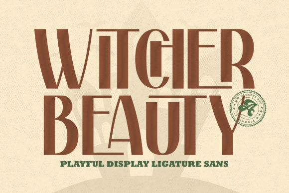 Witcher Beauty: The Premium Display Font for Polished Branding